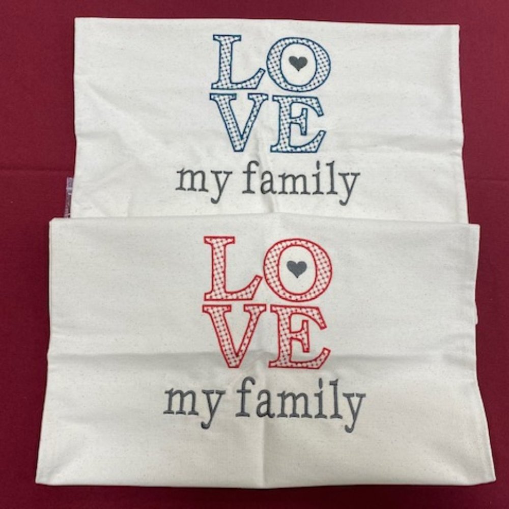 Thirty-One Statement Canvas Pillow Covers